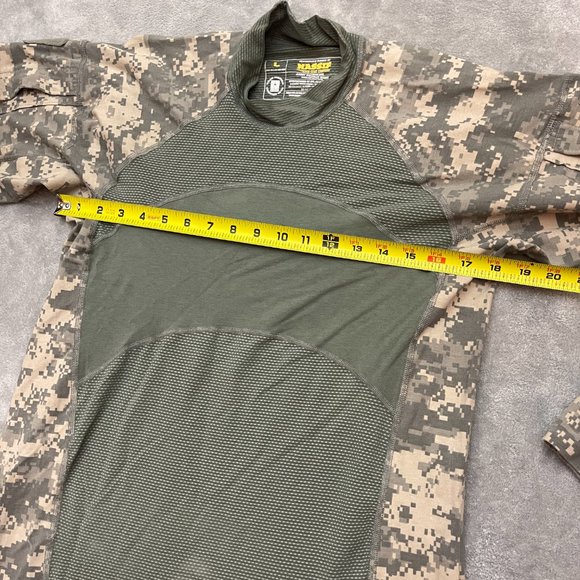 US Army Men's LARGE ACS Combat Long Sleeve Shirt MASSIF Mountain Gear Clean - Picture 5 of 8